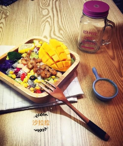沙拉拉轻食品牌logo