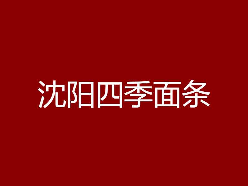 沈阳四季面条加盟