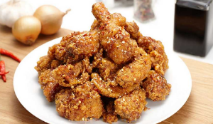 香辣炸鸡饭烤肉拌饭