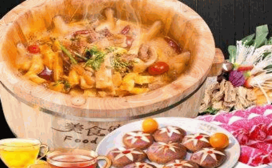 美食密码木桶滋滋锅产品 门店图片