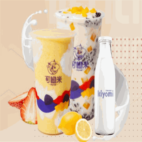 可呦米酸奶产品 门店图片