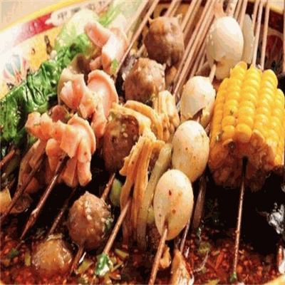 炒面筋串串香烤冷面卷饼加盟