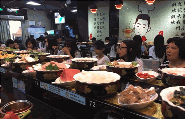 三爷回转自助火锅产品 门店图片