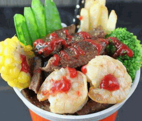 圣塔克牛排杯产品 门店图片