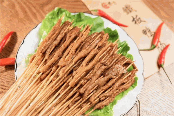 鸭小帅秘制烤鸭肠产品 门店图片