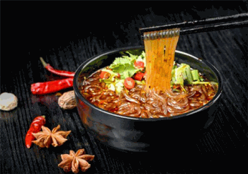 易记酸辣粉产品 门店图片
