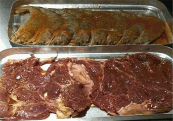 要饭盒子海鲜烤肉产品 门店图片
