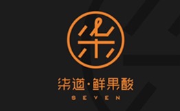 柒道鲜果酸品牌logo