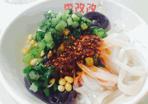 李改改大米面皮产品 门店图片
