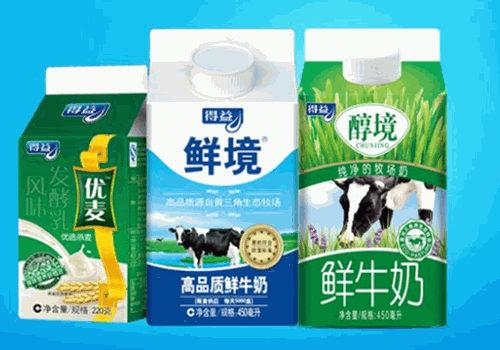 得益牛奶产品 门店图片