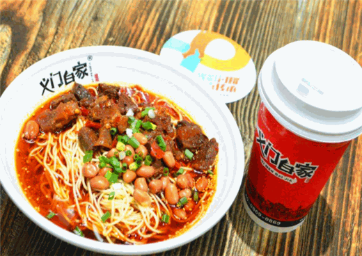 义门百家酸辣粉产品 门店图片