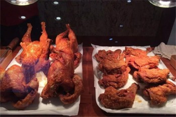 院校炸鸡产品 门店图片