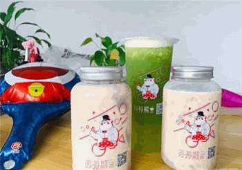 抖抖熊奶茶产品 门店图片