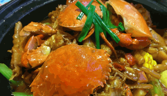 摩能肉蟹煲