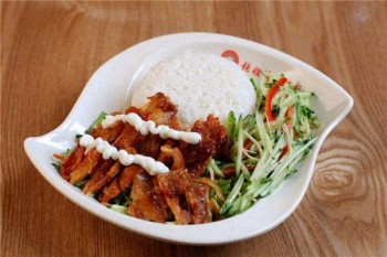 小崔烤肉拌饭产品 门店图片