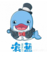 滨蓝亲子游泳俱乐部品牌logo