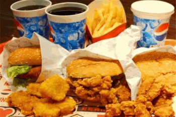 食鸡炸鸡汉堡产品 门店图片
