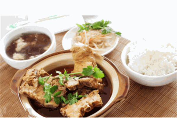 懒骨头排骨米饭产品 门店图片