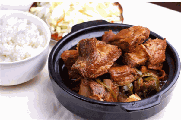 懒骨头排骨米饭产品 门店图片