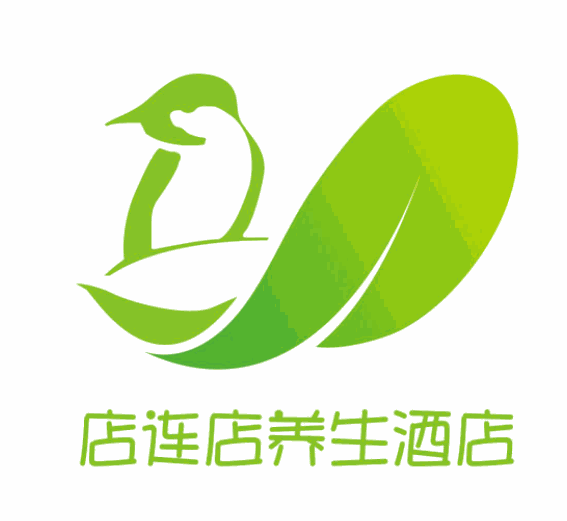 店连店养生酒店品牌logo