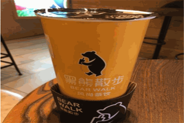 黑熊散步风尚茶饮产品 门店图片