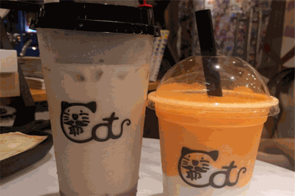 猫爷奶茶产品 门店图片