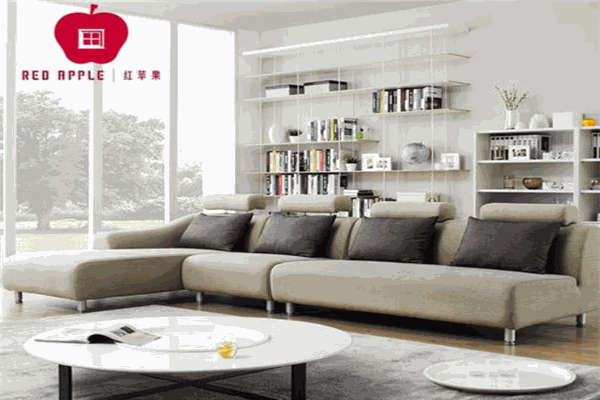 红苹果家具布艺沙发产品 门店图片