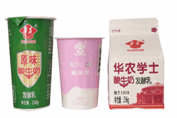 华农酸奶产品 门店图片