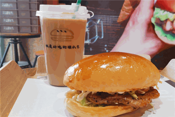 开心猪扒包产品 门店图片