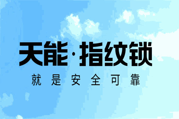 亚太天能指纹锁产品 门店图片