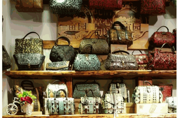 一亩园皮具产品 门店图片