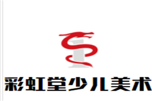 彩虹堂少儿美术品牌logo