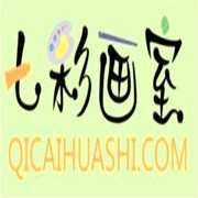 七彩画室品牌logo