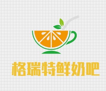 格瑞特鲜奶吧品牌logo