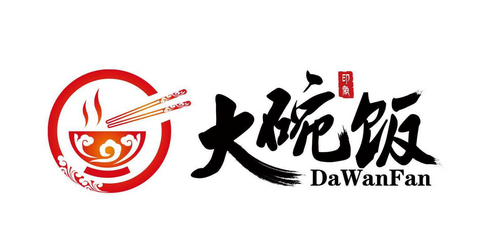 大碗饭自助快餐品牌logo