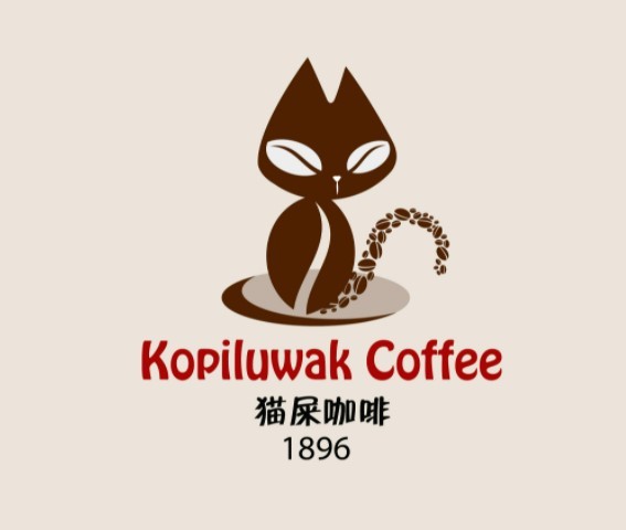 猫屎咖啡店品牌logo