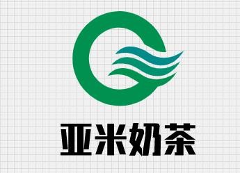 亚米奶茶品牌logo