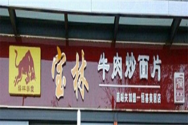 宝林牛肉炒面片品牌logo