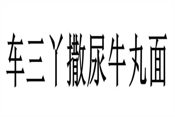 车三丫撒尿牛丸面加盟