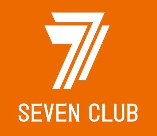 seven club西餐酒吧品牌logo