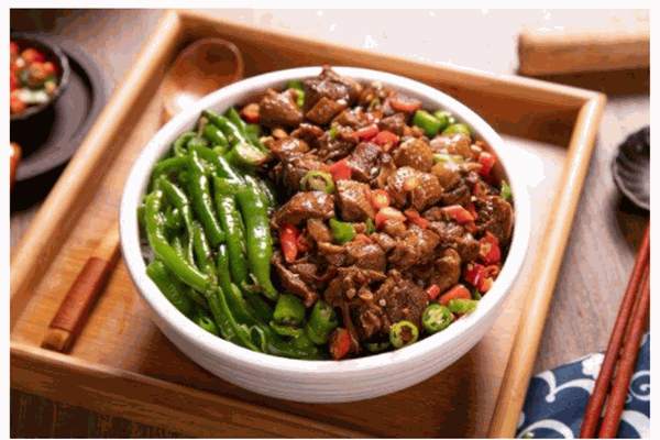 饭菜擂起来擂椒拌饭产品 门店图片