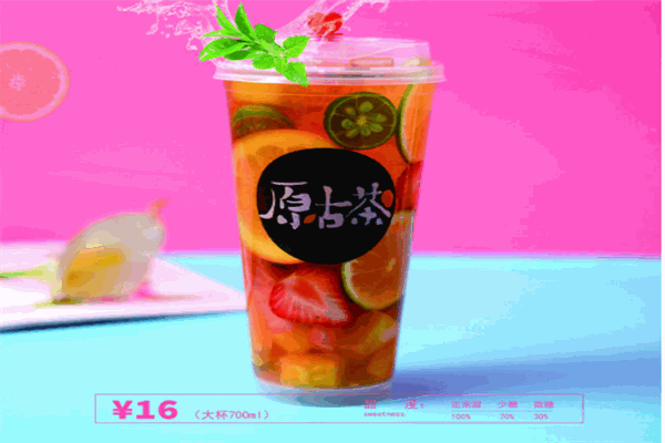 古茶奶茶产品 门店图片