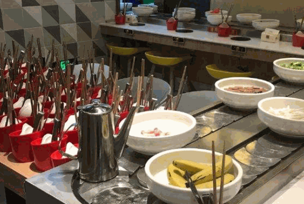 锅掌门自助旋转火锅产品 门店图片