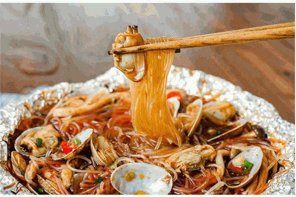 聚鑫锡纸花甲粉产品 门店图片