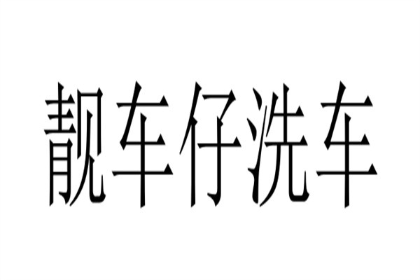 靓车仔洗车加盟