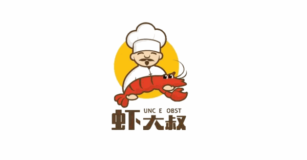 龙虾大叔品牌logo