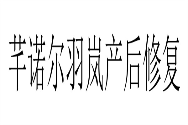 芊诺尔羽岚产后修复加盟