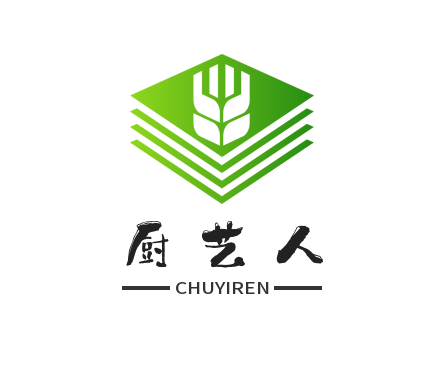厨艺人休闲食品品牌logo