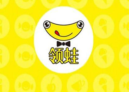 领蛙零食品牌logo