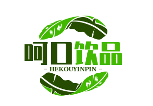 呵口饮品品牌logo
